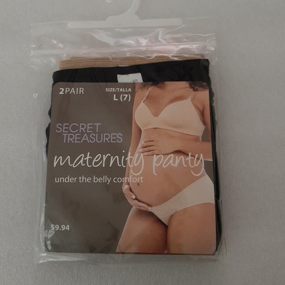 Secret Treasures 2 Pair Maternity Panty